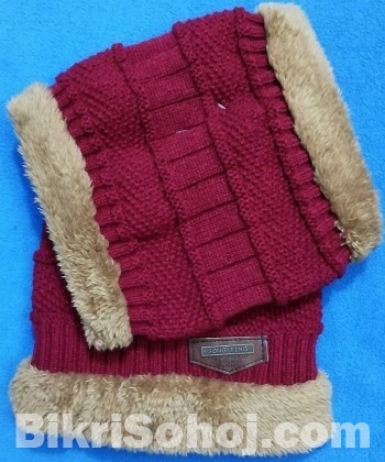 Unisex Sherpa Beanie & Neck Warmer